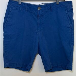 Original Penguin Flat Front Shorts 8” Inseam Blue Size 36